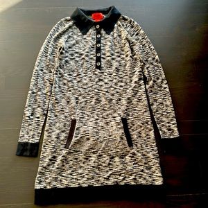 Missoni for target Black grey polo sweater dress